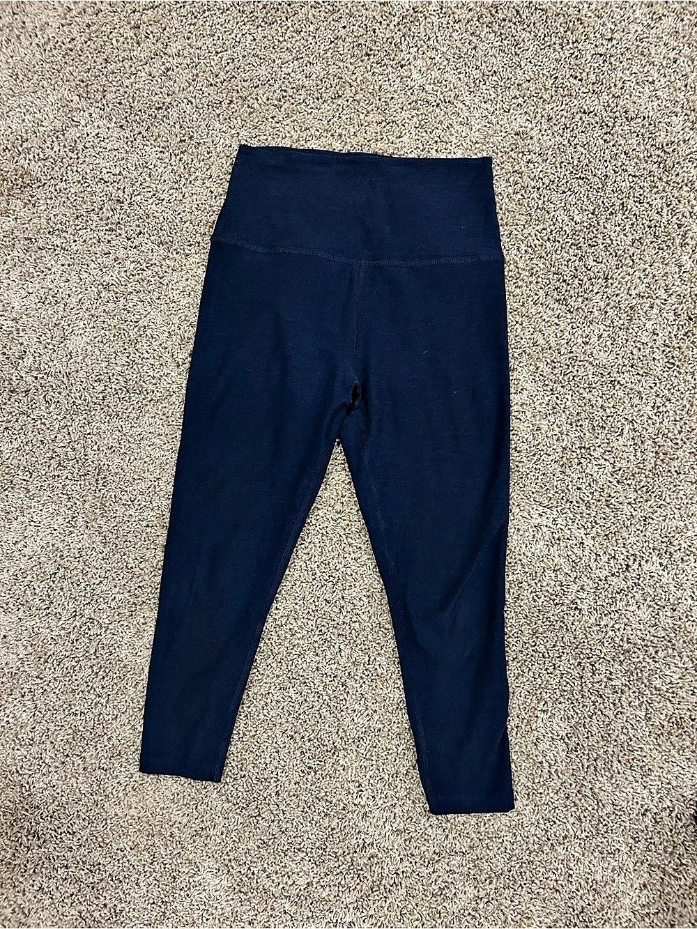 Beyond Yoga Spacedye Caught In The Midi High Waisted Legging Blue Medium
